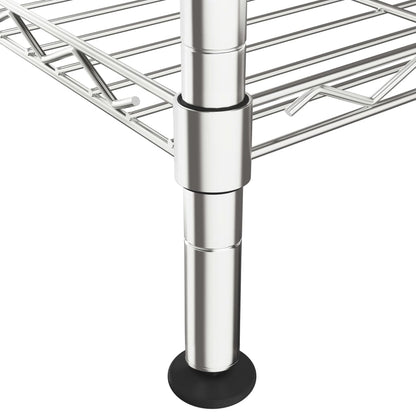 Opbergrek 5-Laags 250 Kg Kleurig 90 x 35 x 180 cm Chroom