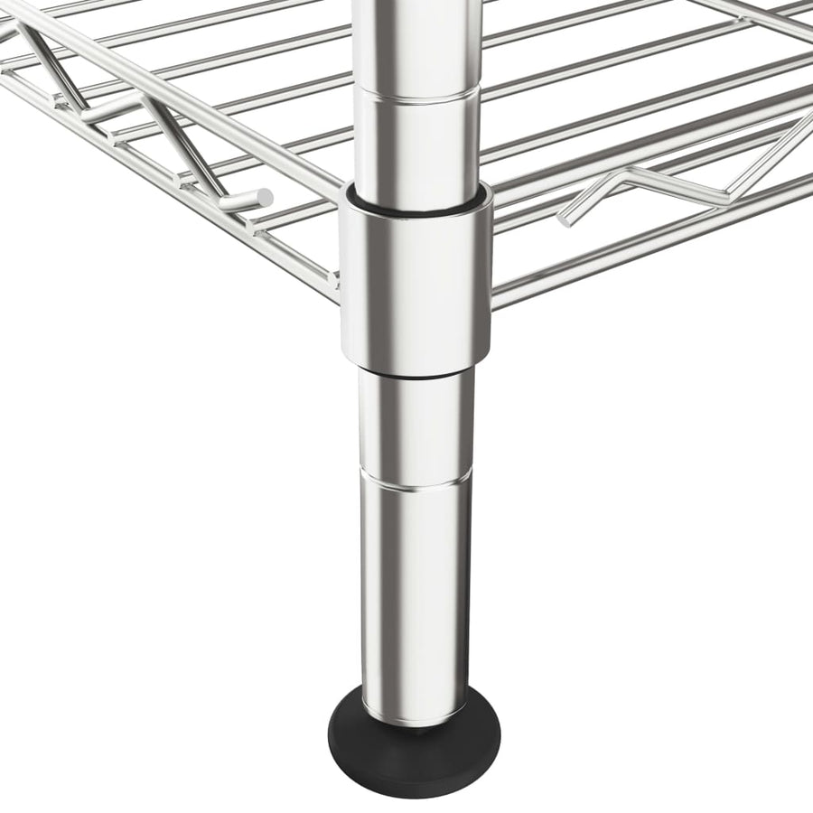 Opbergrek 5-Laags 250 Kg Kleurig 90 x 35 x 180 cm Chroom