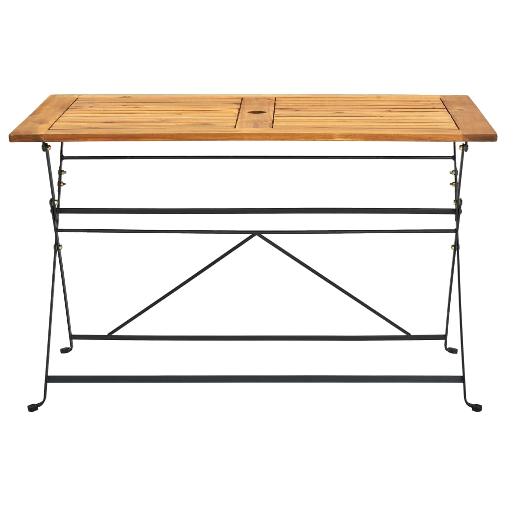 Tuintafel Inklapbaar Massief Acaciahout 120 x 70 x 74 cm