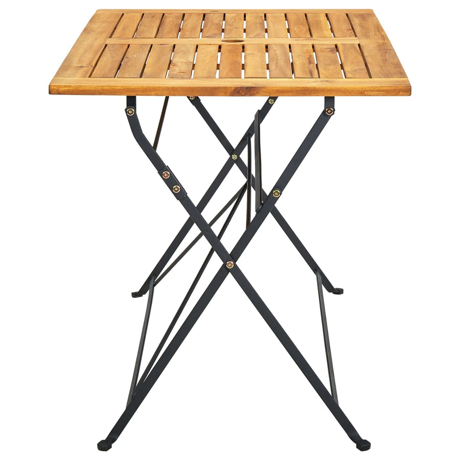 Tuintafel Inklapbaar Massief Acaciahout 120 x 70 x 74 cm