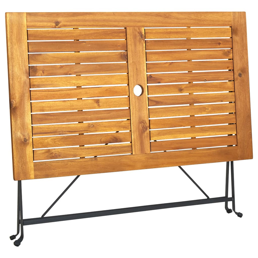 Tuintafel Inklapbaar Massief Acaciahout 120 x 70 x 74 cm