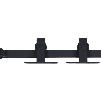 Ophangset Voor Minischuifdeur 122 Cm Koolstofstaal Zwart