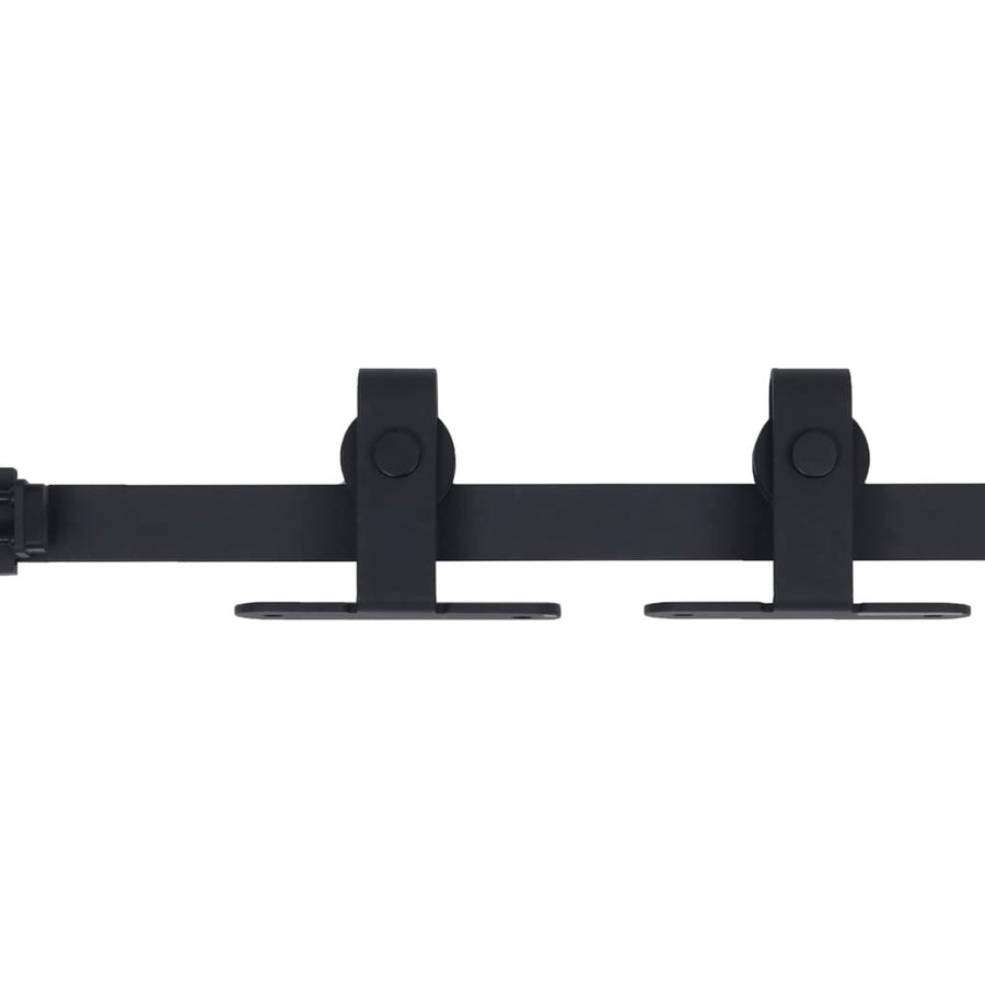Ophangset Voor Minischuifdeur 122 Cm Koolstofstaal Zwart
