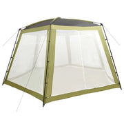 Zwembadtent 590x520x250 cm groen stof
