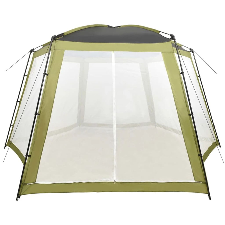 Zwembadtent 590X520X250 Cm Stof Groen