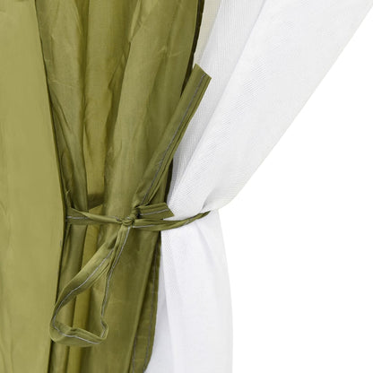 Zwembadtent 590X520X250 Cm Stof Groen