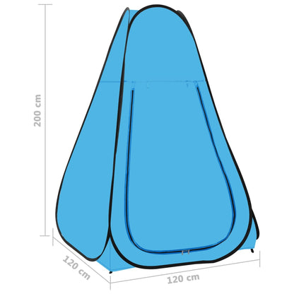 Douchetent Pop-Up Blauw