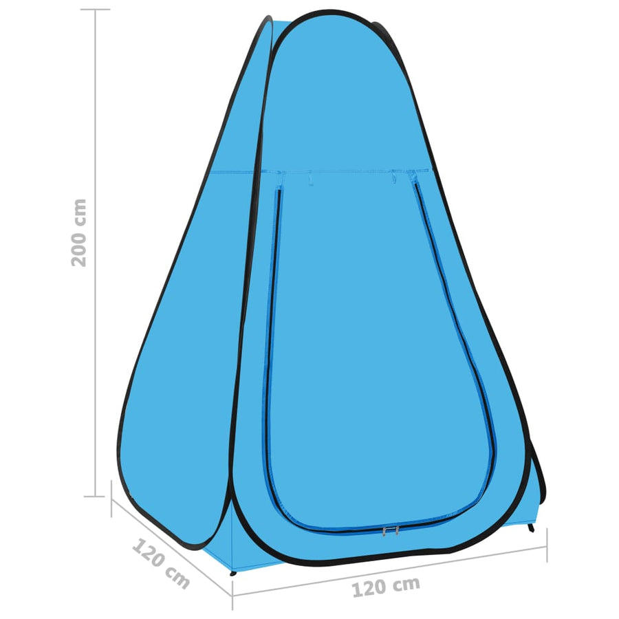 Douchetent Pop-Up Blauw