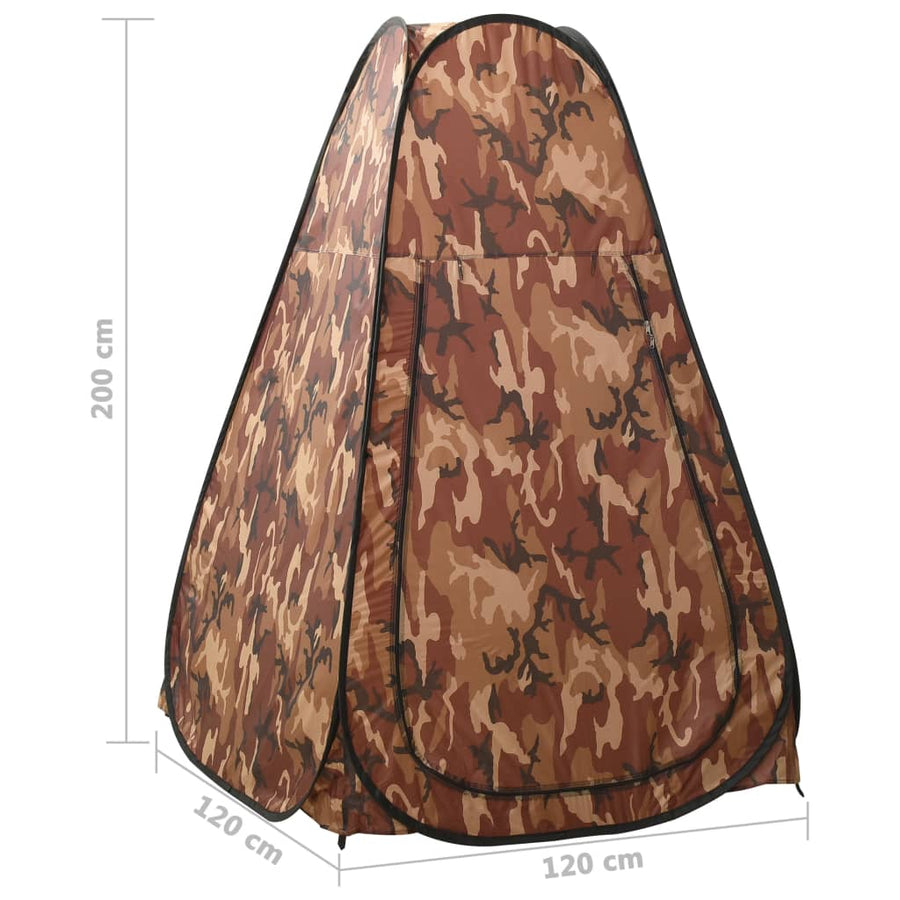 Douchetent Pop-Up Camouflage