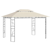 Prieel 4x3x2.7 m crèmekleurig 160 g/m²