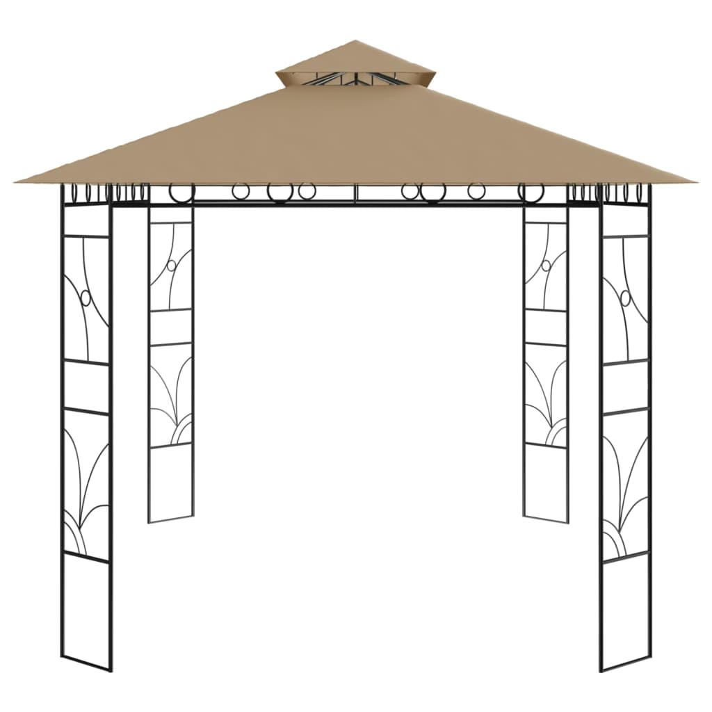 Prieel 160 g/m² 4x3x2,7 m taupe