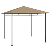 Gazebo 180 g/m² 3x3x2.7 m taupe