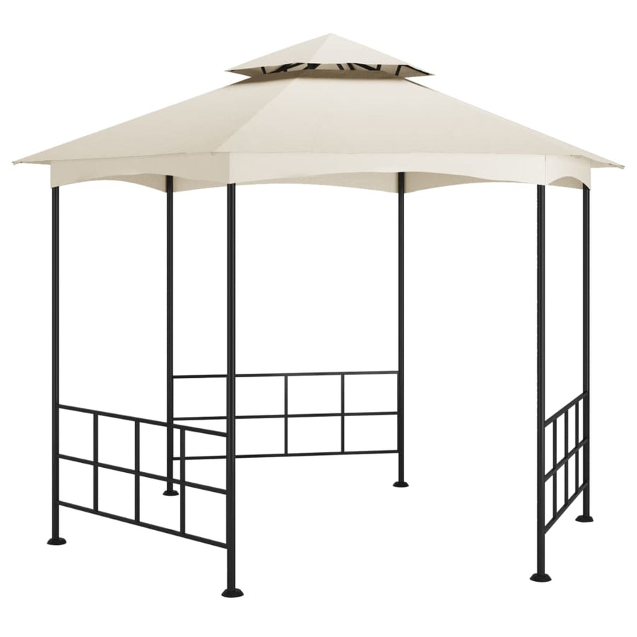 Prieel Met Zijwanden 3,1X2,7 M Kleurig Crème
