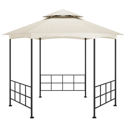 Prieel Met Zijwanden 3,1X2,7 M Kleurig Crème