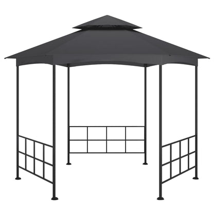 Prieel Met Zijwanden 3,1X2,7 M Kleurig Antraciet