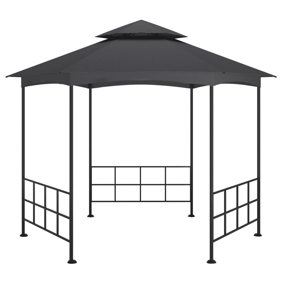 Prieel Met Zijwanden 3,1X2,7 M Kleurig Antraciet