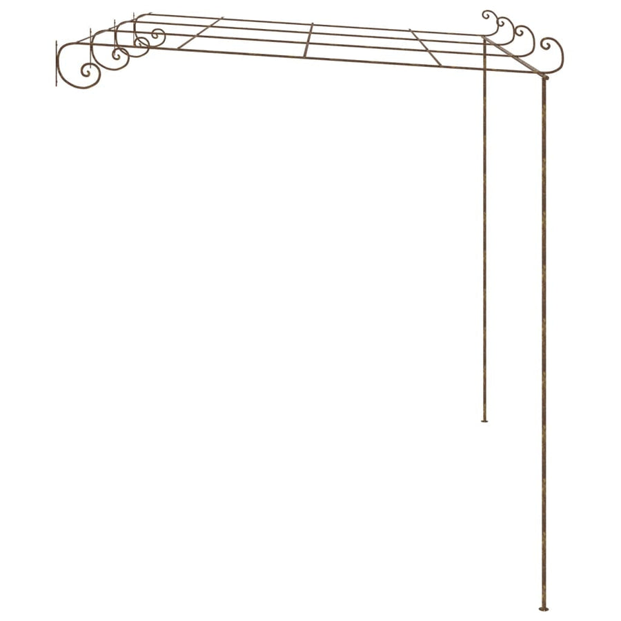 Tuinpergola 4X3X2,5 M Ijzer Antiekbruin 4 x 3x 2.5 m