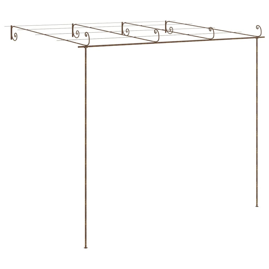 Tuinpergola 4X3X2,5 M Ijzer Antiekbruin 4 x 3x 2.5 m