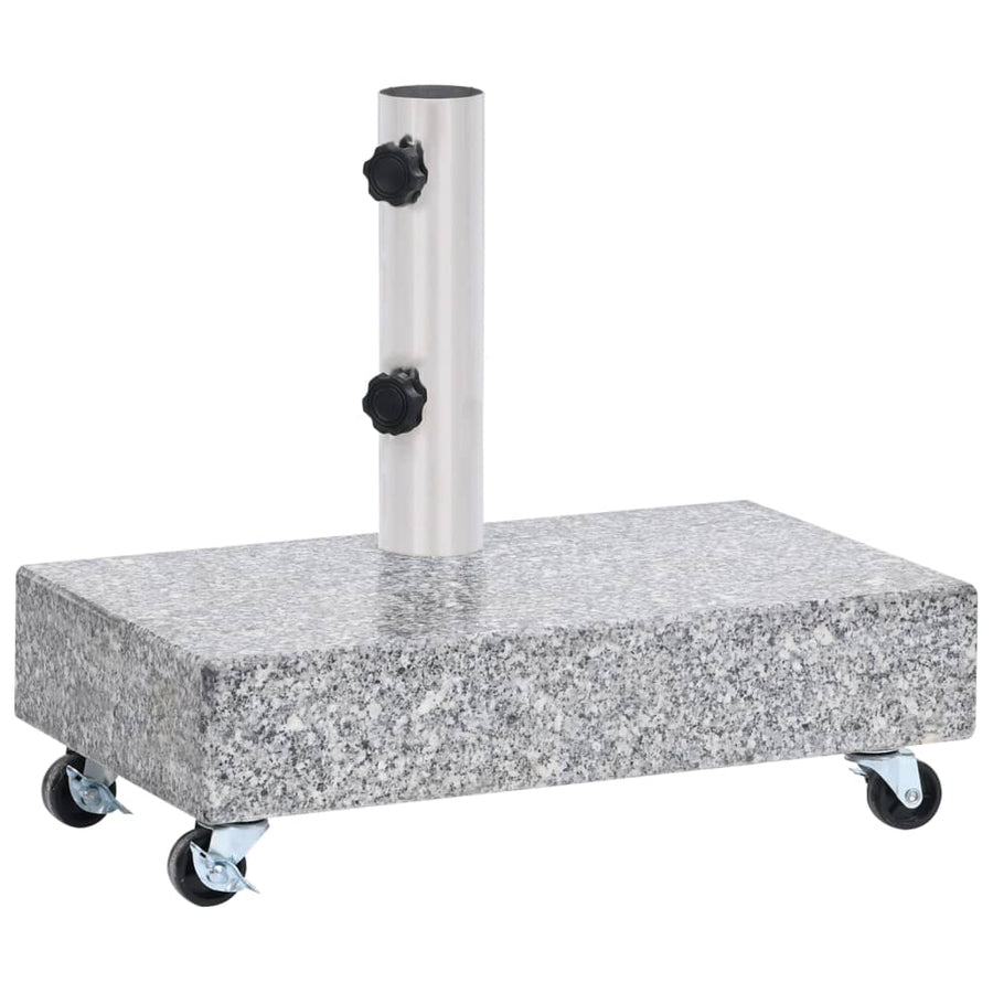 Parasolvoet 45x25x8 cm graniet lichtgrijs