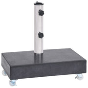 Parasolvoet 45x25x8 cm graniet zwart 25 kg