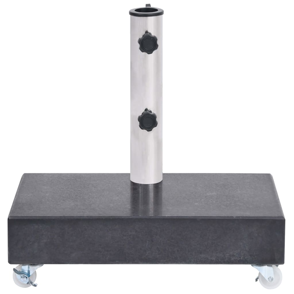 Parasolvoet 45X25X8 Cm Graniet Zwart