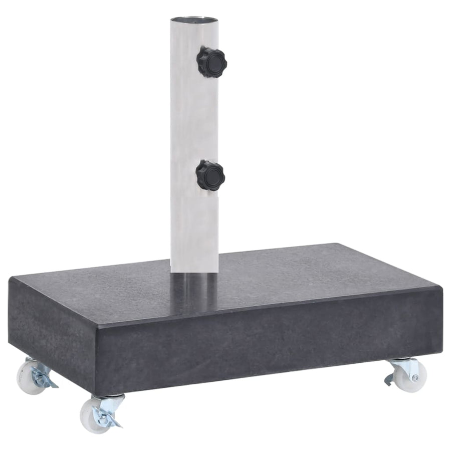 Parasolvoet 45X25X8 Cm Graniet Zwart