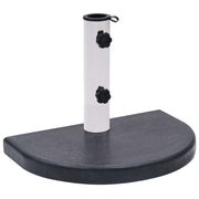 Parasolvoet graniet 40x28x4 cm zwart