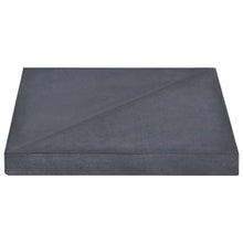 Parasolvoetplaat Vierkant 15 Kg Graniet Zwart
