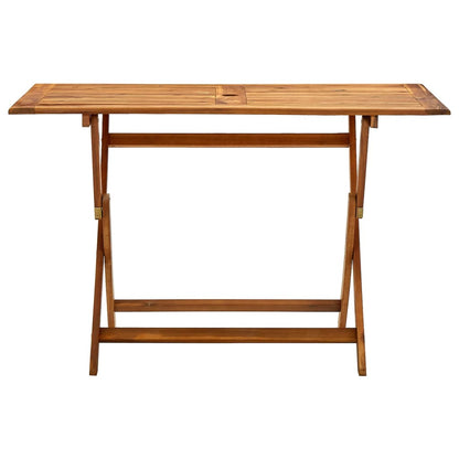 Tuintafel Inklapbaar Massief Acaciahout 120 x 70 x 75 cm