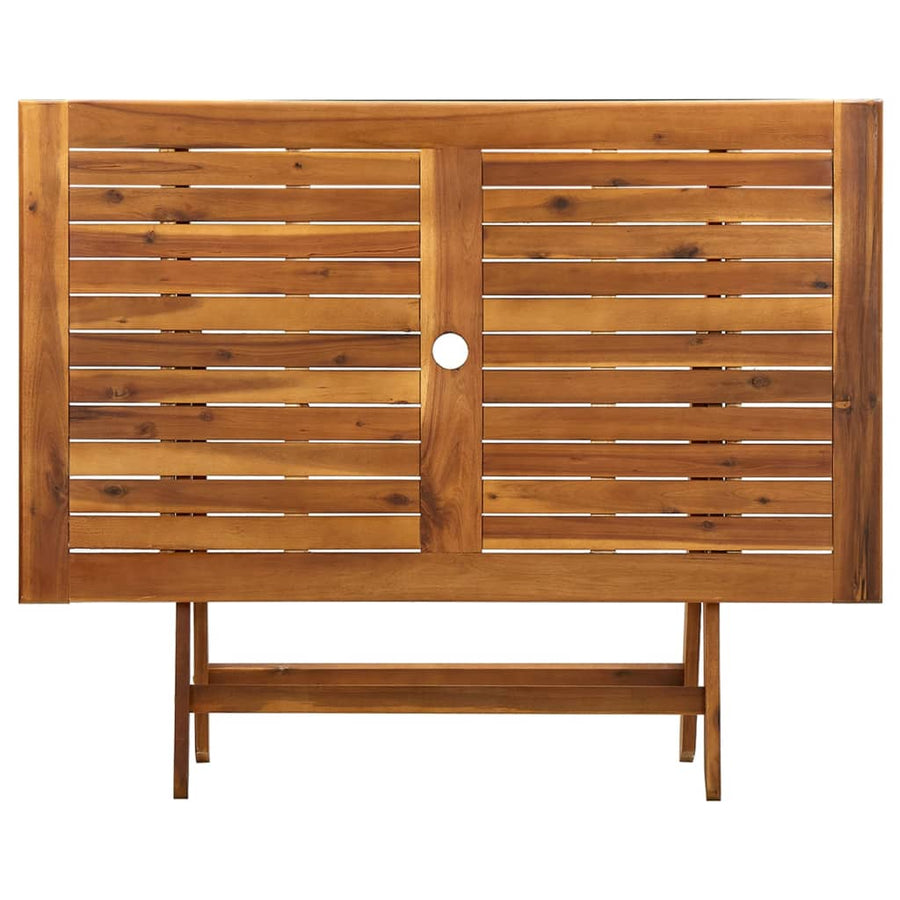 Tuintafel Inklapbaar Massief Acaciahout 120 x 70 x 75 cm