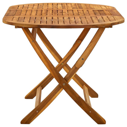 Tuintafel Inklapbaar Massief Acaciahout 160 x 85 x 75 cm