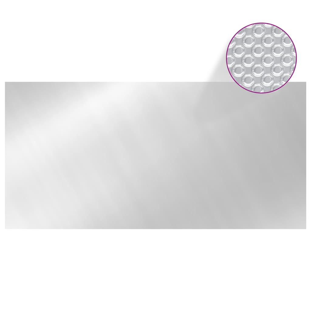 Zwembadhoes 450X220 Cm Pe Zilverkleurig