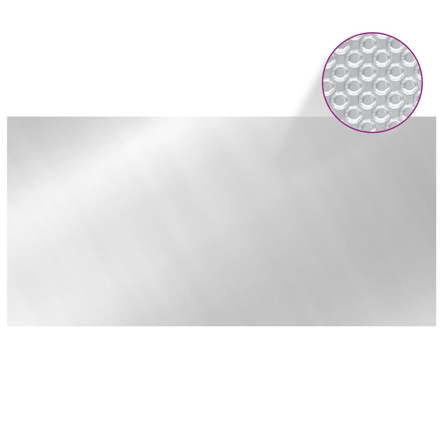 Zwembadhoes 450X220 Cm Pe Zilverkleurig