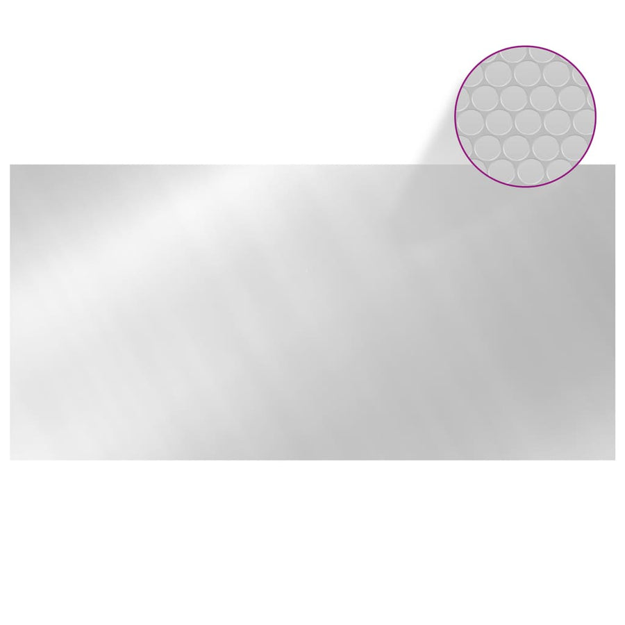 Zwembadhoes 450X220 Cm Pe Zilverkleurig