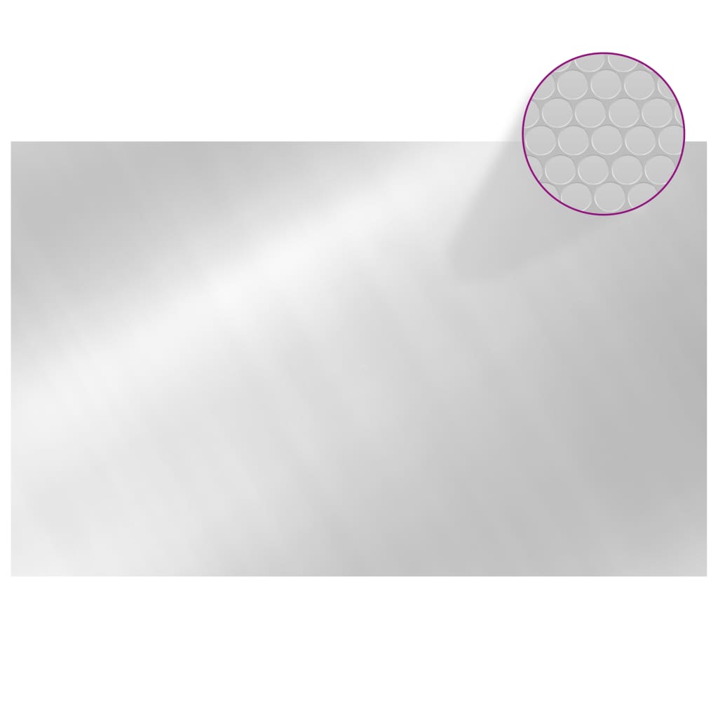 Zwembadhoes Rechthoekig 800X500 Cm Pe Zilverkleurig