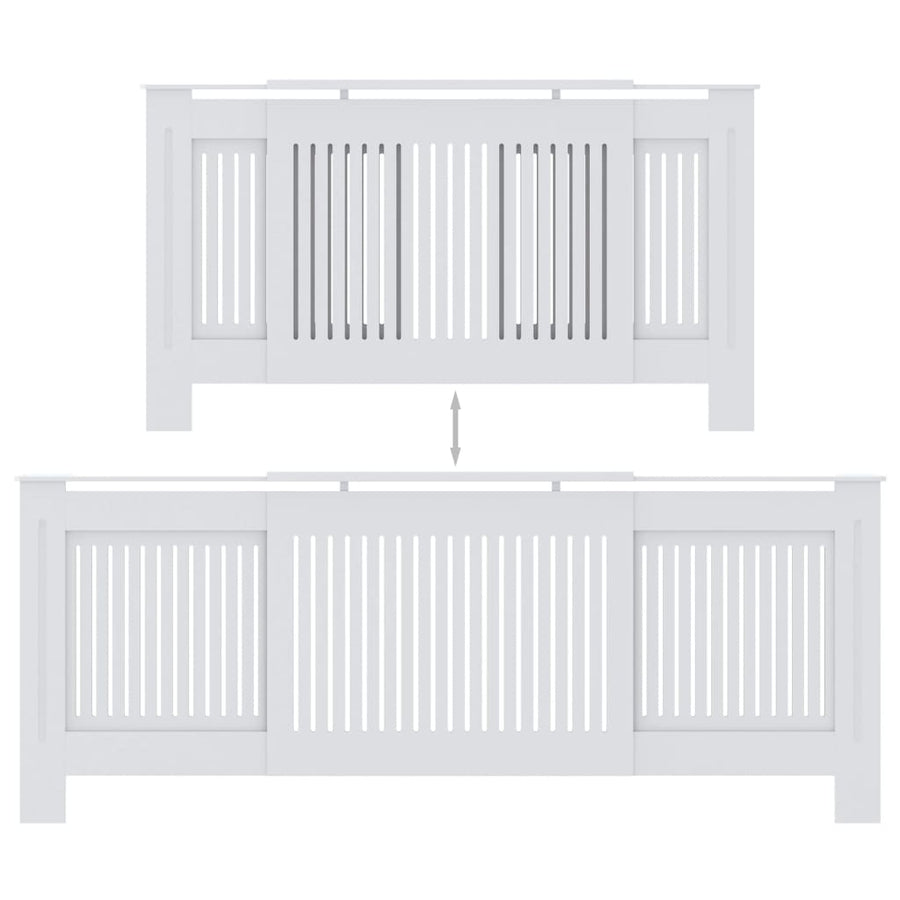 Radiatorombouw 205 Cm Mdf 1 205 x 20.5 x 81.5 cm Wit