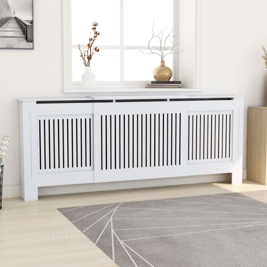 Radiatorombouw 205 Cm Mdf 1 205 x 20.5 x 81.5 cm Wit