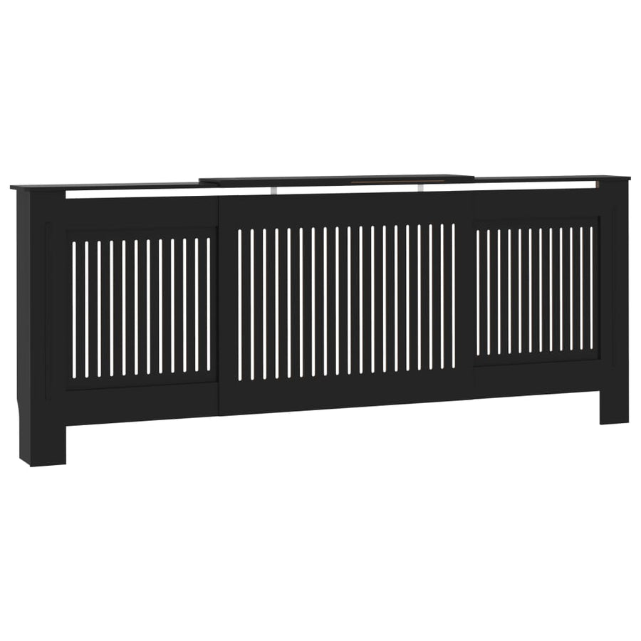 Radiatorombouw 205 Cm Mdf 1 205 x 20.5 x 81.5 cm Zwart