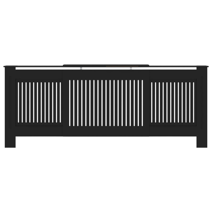Radiatorombouw 205 Cm Mdf 1 205 x 20.5 x 81.5 cm Zwart