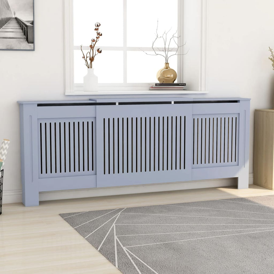 Radiatorombouw 205 Cm Mdf 1 205 x 20.5 x 81.5 cm Grijs