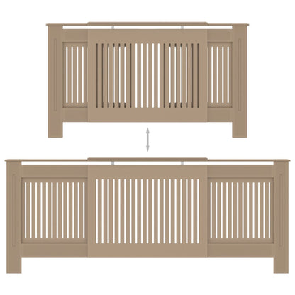 Radiatorombouw 205 Cm Mdf 1 205 x 20.5 x 81.5 cm Bruin