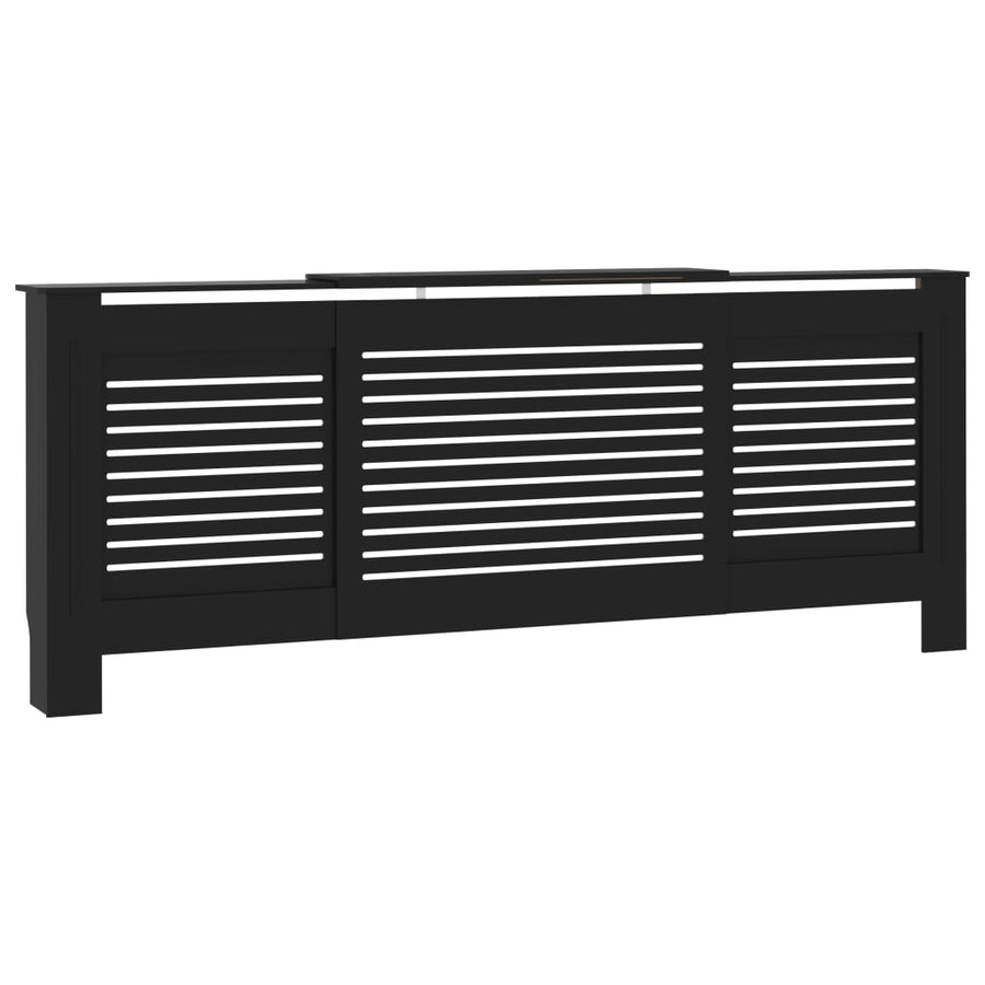 Radiatorombouw 205 Cm Mdf 1 205 x 20.5 x 81.5 cm Zwart