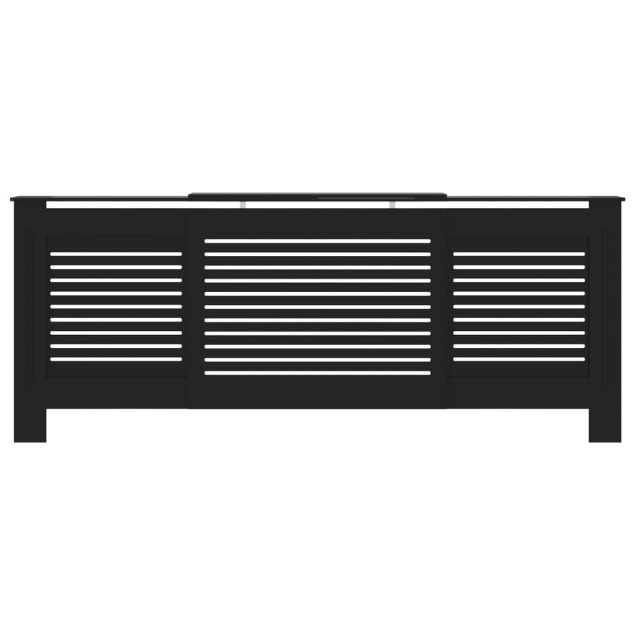 Radiatorombouw 205 Cm Mdf 1 205 x 20.5 x 81.5 cm Zwart