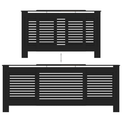 Radiatorombouw 205 Cm Mdf 1 205 x 20.5 x 81.5 cm Zwart