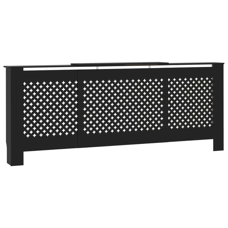 Radiatorombouw 205 Cm Mdf 1 205 x 20.5 x 81.5 cm Zwart