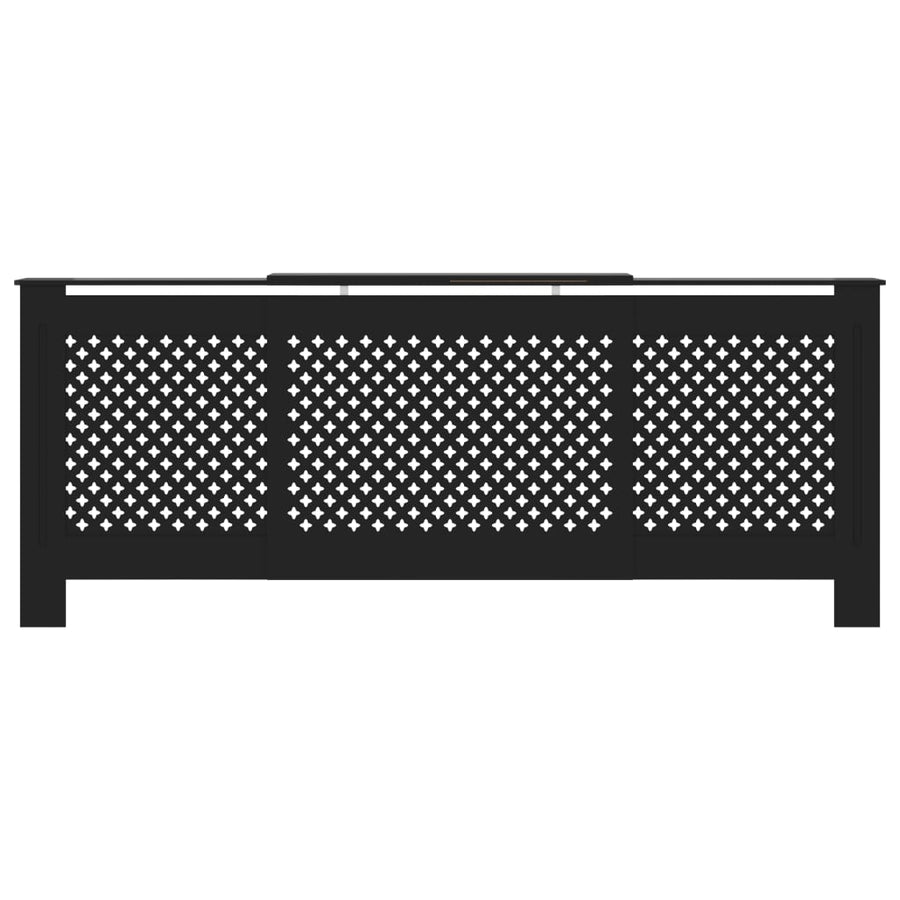 Radiatorombouw 205 Cm Mdf 1 205 x 20.5 x 81.5 cm Zwart