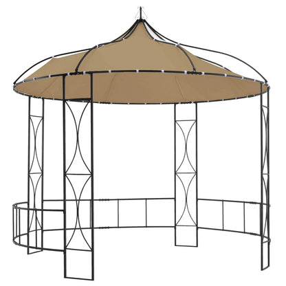 Prieel Rond 300X290 Cm Taupe