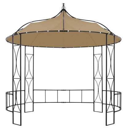 Prieel Rond 300X290 Cm Taupe