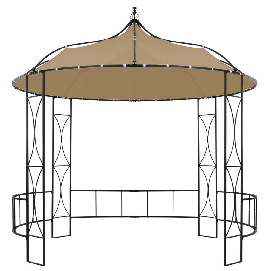 Prieel Rond 300X290 Cm Taupe