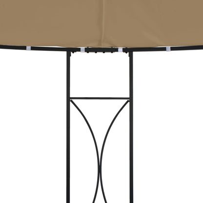 Prieel Rond 300X290 Cm Taupe